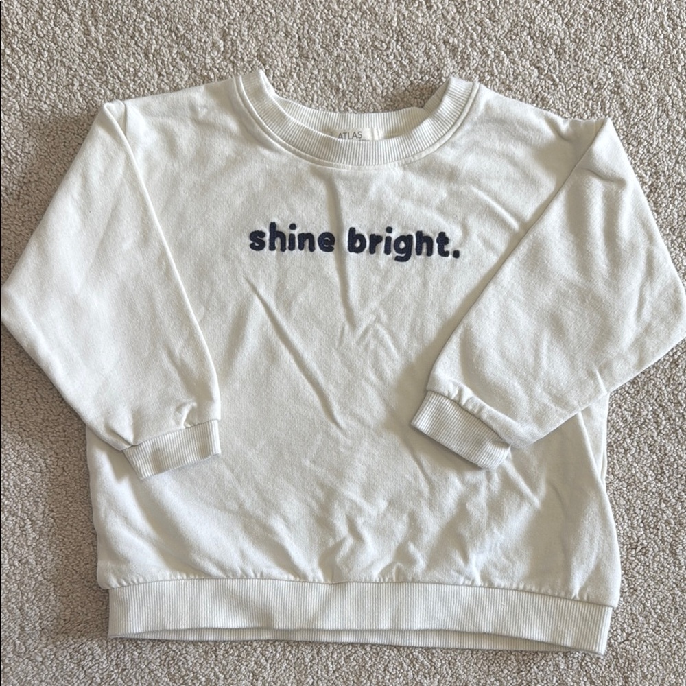ATLAS grey Shine Bright Kids Sweatshirt